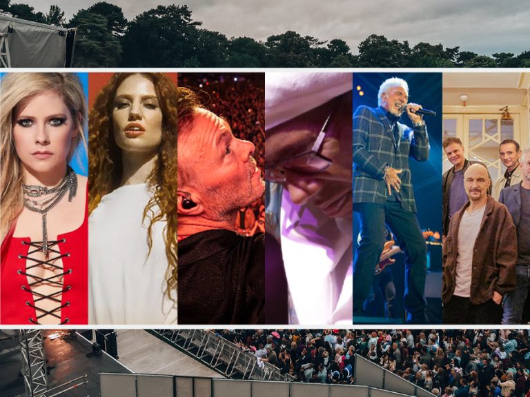 Summer Sessions montage showing Avril Lavigne, Jess Glynne, Pete Tong, Nile Rogers, Tom Jones and James