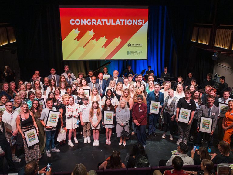 "The Spirit of Bedford" A group photo of the 2024 Bedford Independent Everyday Heroes Awards finalists, highly commended and winners