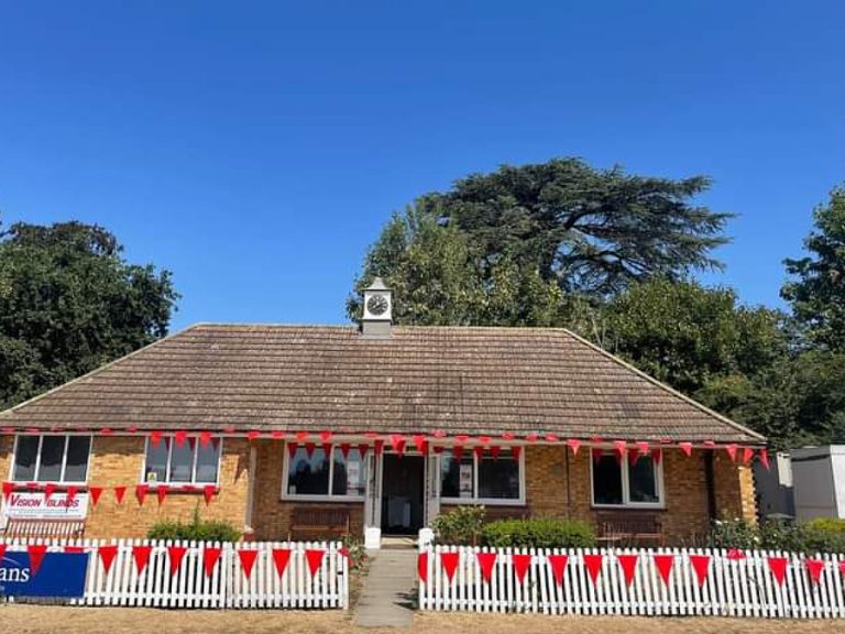 The Bury turned red for the Ruth Strauss Foundation in July