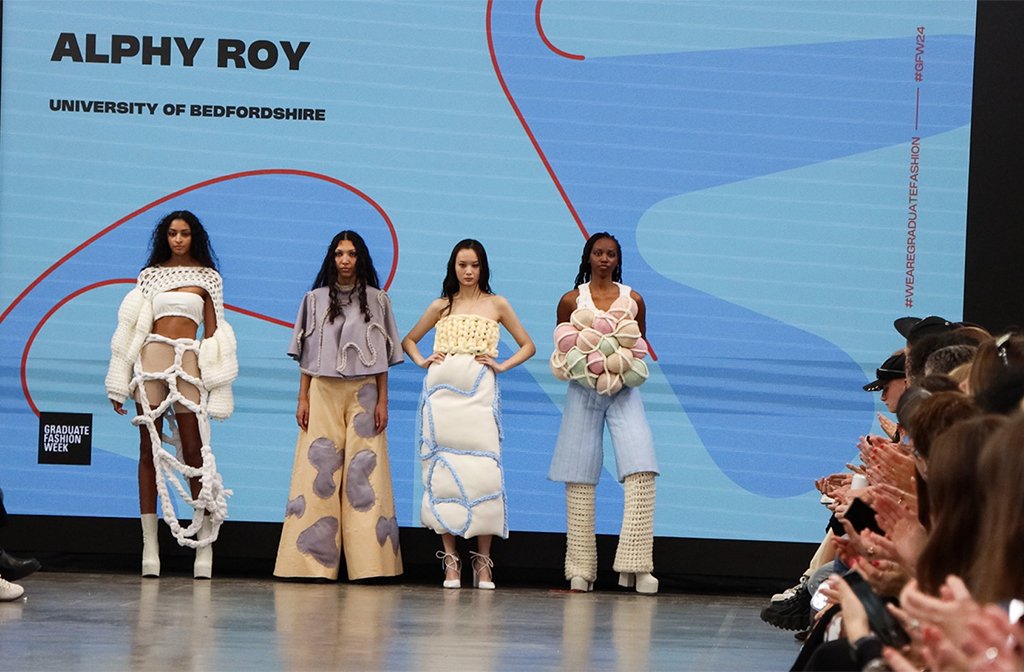 University of Bedfordshire fashion student Alphy Roy's collection. Image: University of Bedfordshire