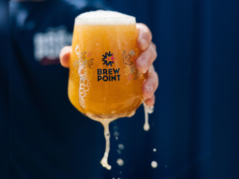 Brewpoint glass of beer
