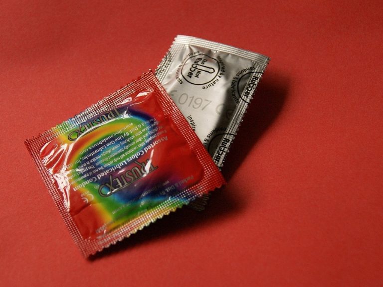 stock image of condoms