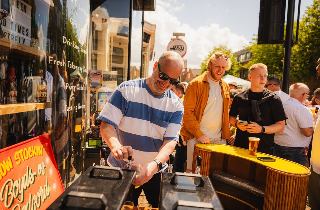 Alfresco beers at Beerfly. Image: Ben Luckman/ProjectXCreative