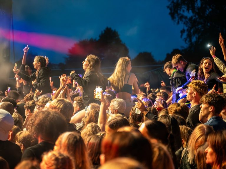 festival goers at AmpRocks 2023