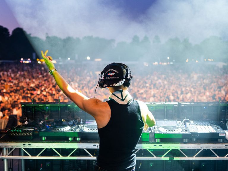 Jax Jones on stage. Image Steven Gordon-Wilson