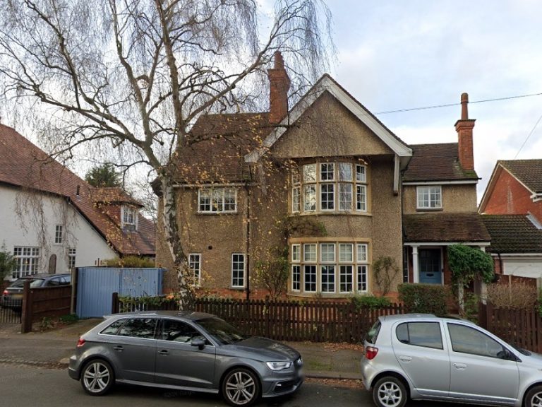 The site of a new planned care home for the elderly Image: Bedford Screenshot Google Street View (C)2025 Google Image Capture November 2020
