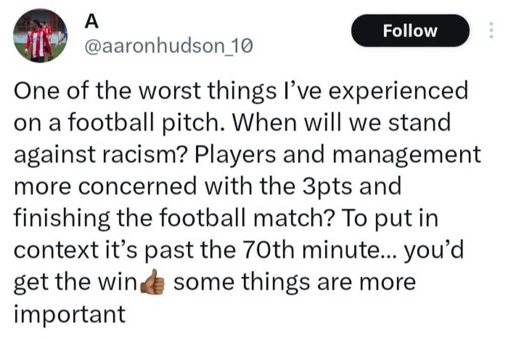Aaron Hudson of Kempston Rovers comments on racism allegations on 27 September 2025 after a game at Harlow Town