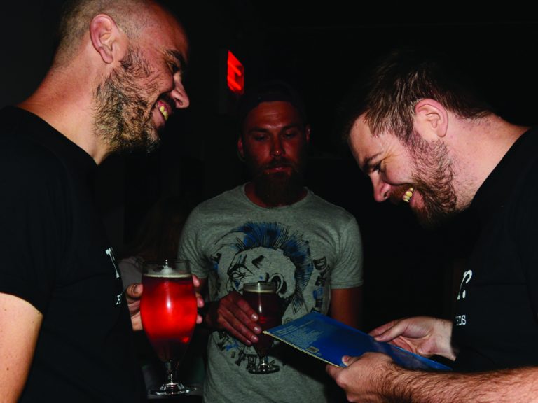 Andy Yearly and Dave Wright Roll Your Own Records at one of their early events