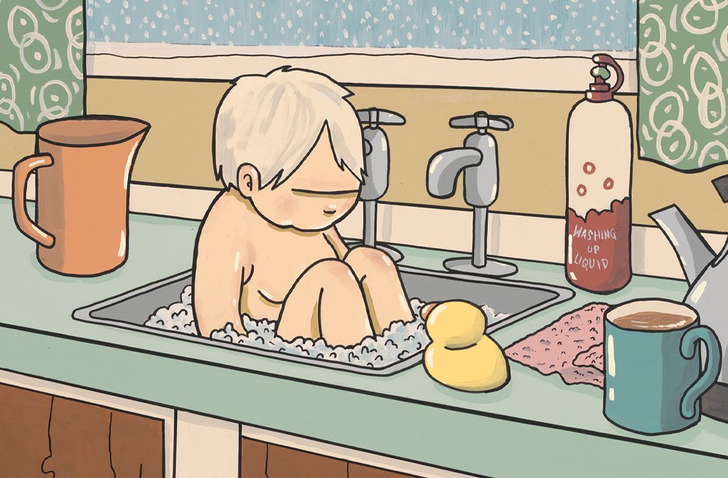 Bath Time by Pete McKee