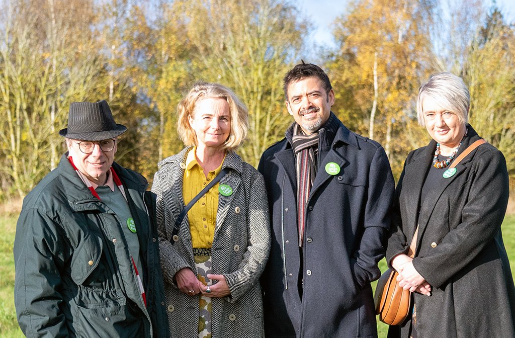 Bedford Borough Green Party Councillors. Image: Luton and Bedfordshire Green Party