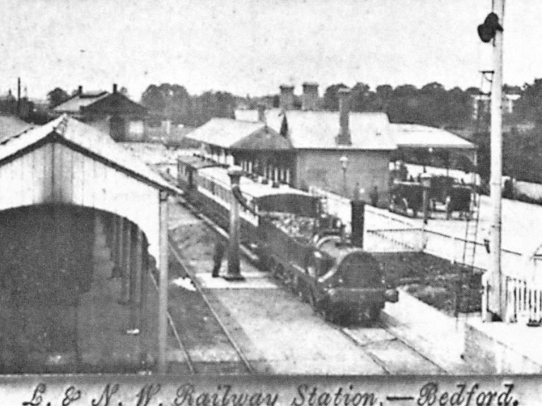Bedford St John's Station c1870