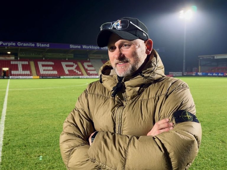 Bedford Town manager Lee Bircham at Kidderminster Harriers