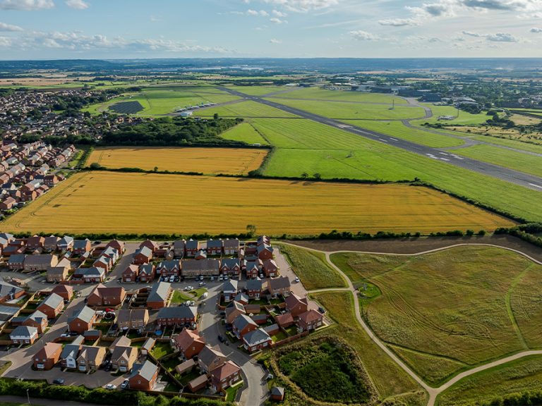 Cranfield land recently purchased by Bellway. Image: Bellway