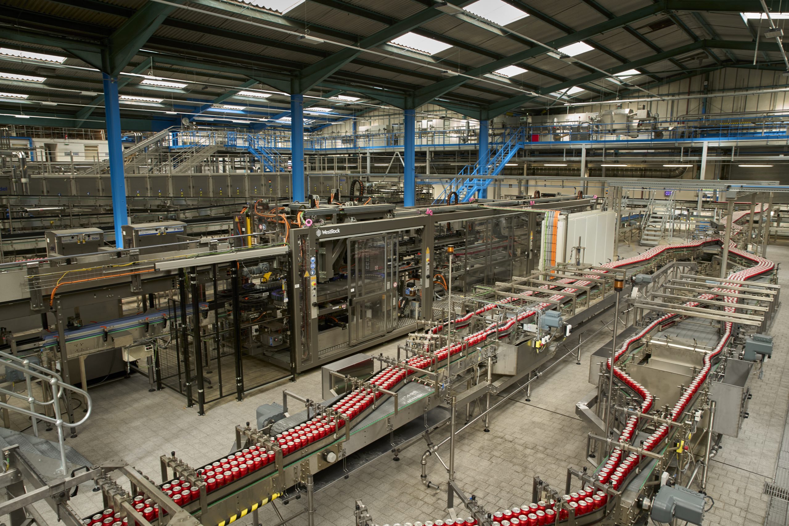 Damm Eagle Brewery has a brand new canning line as part of the £70million investment in the site. Image: Damm UK