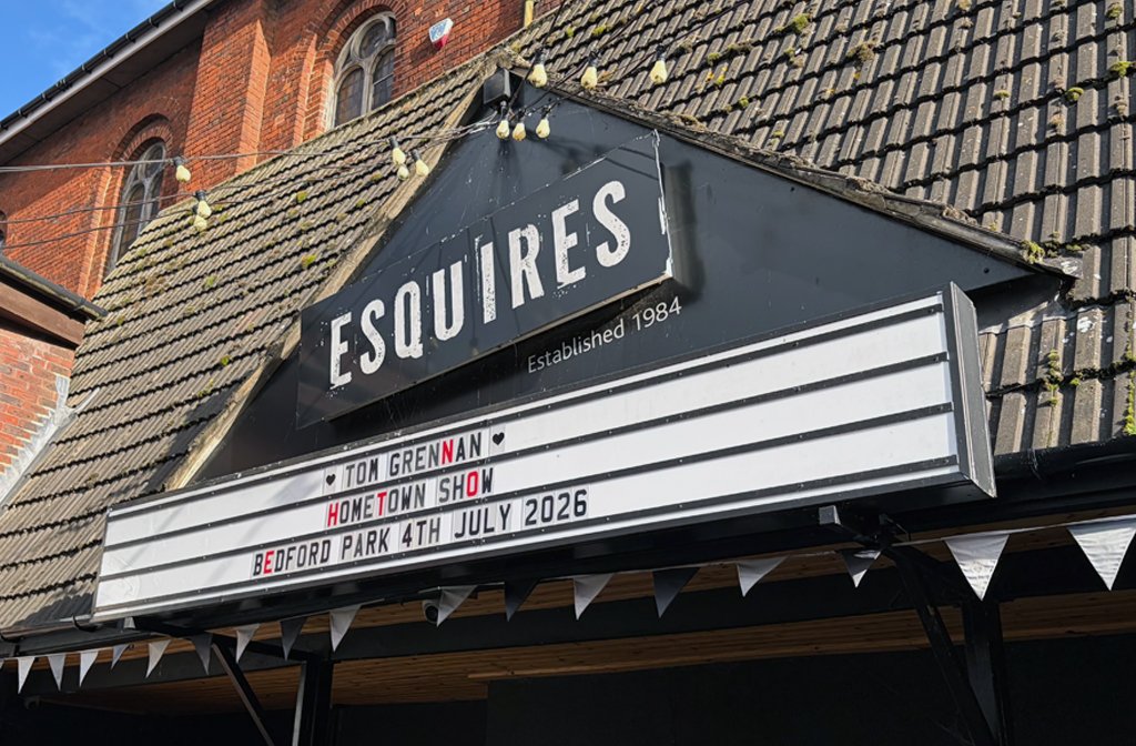 Esquires has played a big part in getting Tom Grennan's career off the ground
