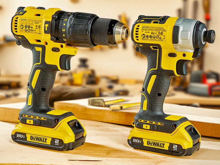 High-Quality Cordless Drills Dewalt in Woodworking Workshop