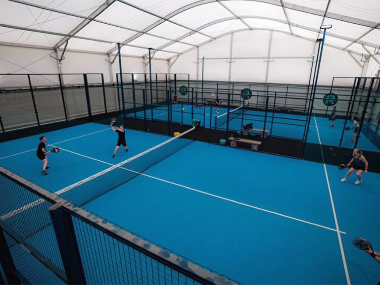 How the Padel Courts may look at Bedford Greenacre Independent School. Image: padel4all