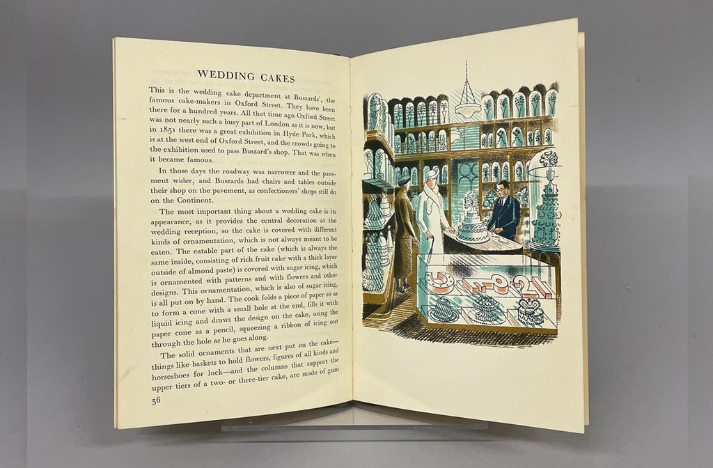 Inside 'High Street' by Eric Ravilious. Image The Higgins Bedford