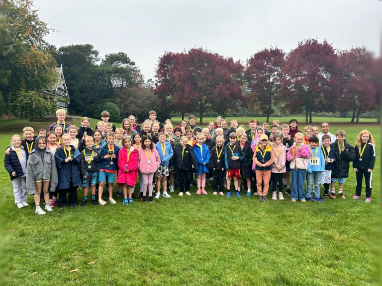 Some of the October 2025 Bedford Junior Aquathlon participants. Image: Bedford Borough Council