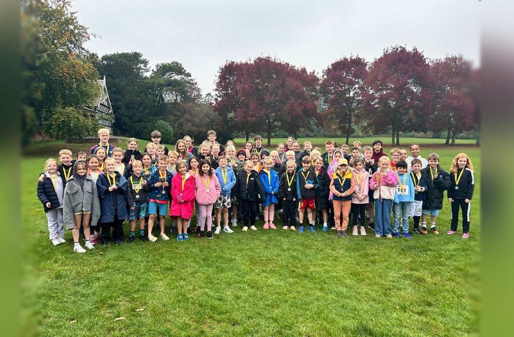 Some of the October 2025 Bedford Junior Aquathlon participants. Image: Bedford Borough Council