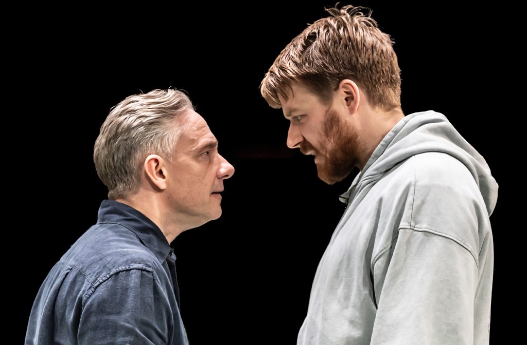 Martin Freeman and Jack Lowden in The Fifth Step