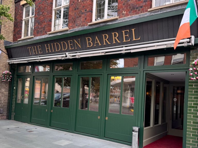 The Hidden Barrel micropub on Harpur Street in Bedford
