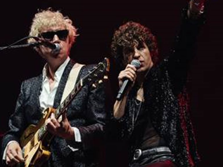 The Kooks performing on stage