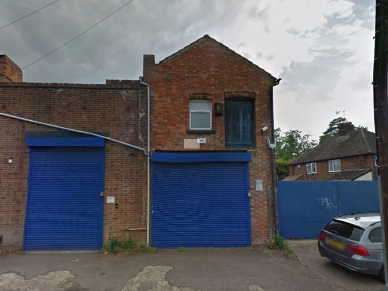 The former bus garage in Kempston