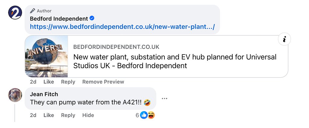 Jean Fitch comment on ESP Universal story February 2026