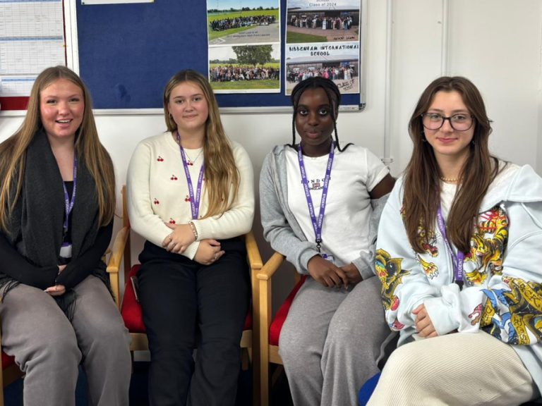 Marie Asantewaa, Aimee Bevan, Hannah Tyrrell and Erin Tolmie. Image: Red Flag Awareness