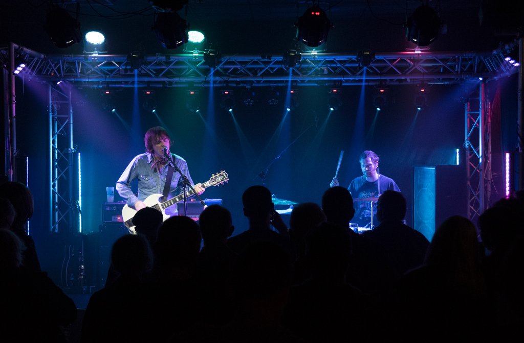The Howlers on stage at Bedford Esquires. Image: Kane Howie