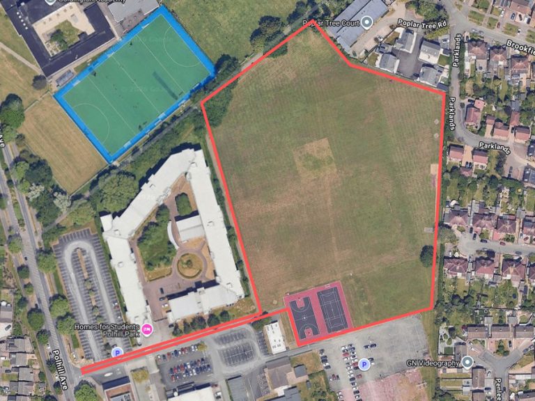 The proposed 3G pitch at the University of Bedfordshire Google MyMaps Map Data (C)2026 Imagery (C)2026 Airbus, Maxar Technologies via LDRS