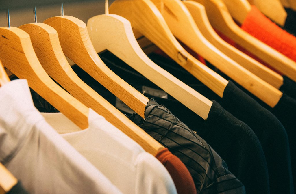 A rail of clothes. Image- Pexels