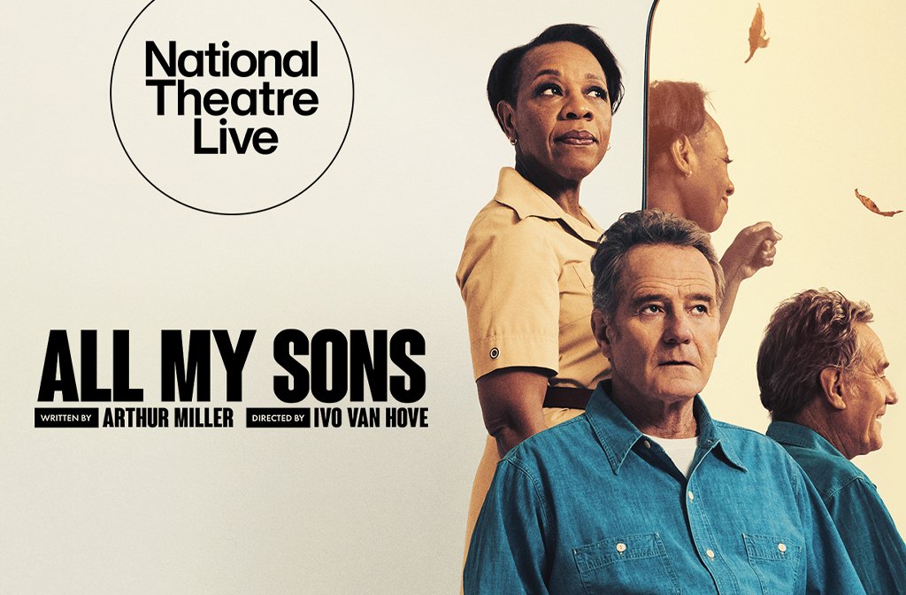 Bryan Cranston and Marianne Jean-Baptiste on the poster for the NT Live screening of All My Sons