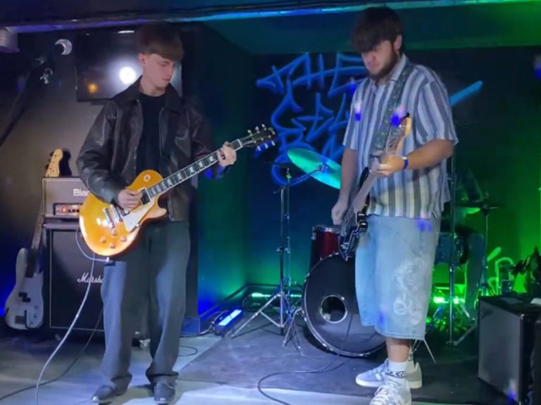 Battle of the Bands winners Wranger at the Cellar Bar in Bedford. Image Olivia Fay