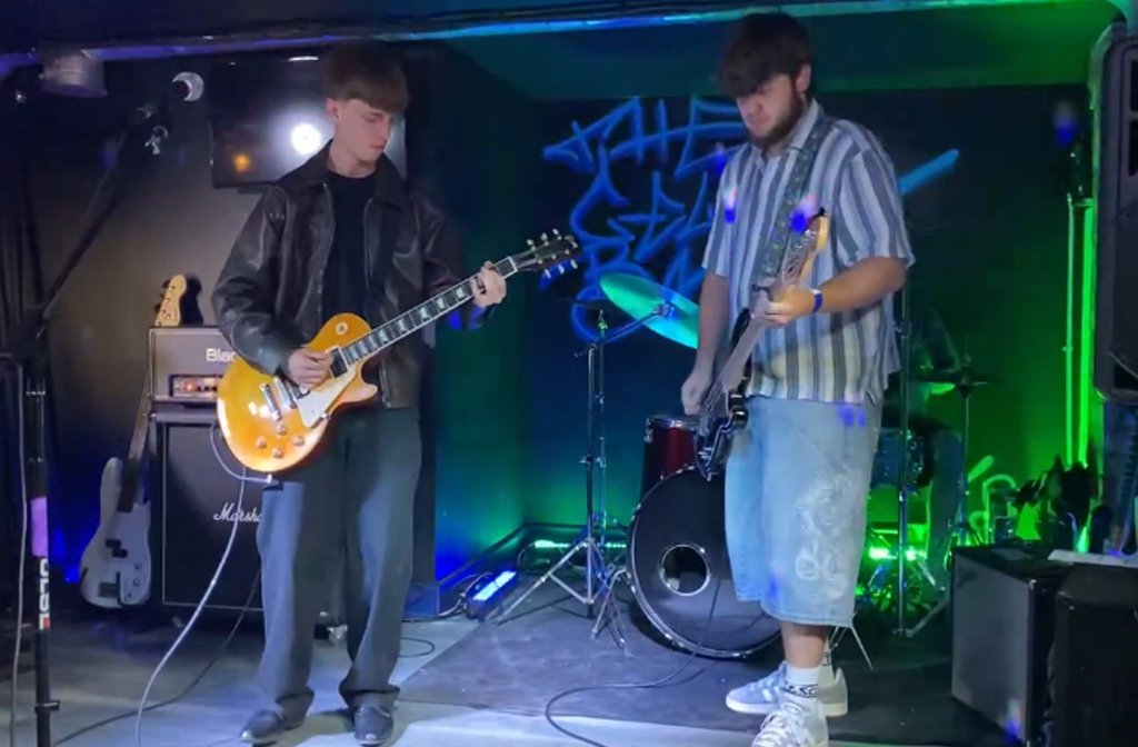 Battle of the Bands winners Wranger at the Cellar Bar in Bedford. Image Olivia Fay