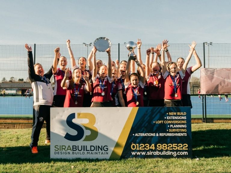 Bedford Hockey Club Ladies 1st XI lift the Hockey East Women's Premier Division title