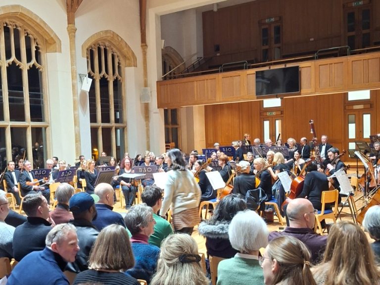 Bedford Symphony Orchestra perform at Bedford School. Image BSO