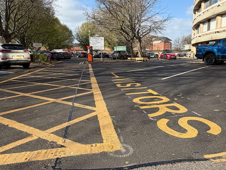 Borough Hall car park. Image: Bedford Independent