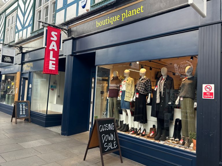Boutique Planet is closing its doors in April. Image: Bedford Independent