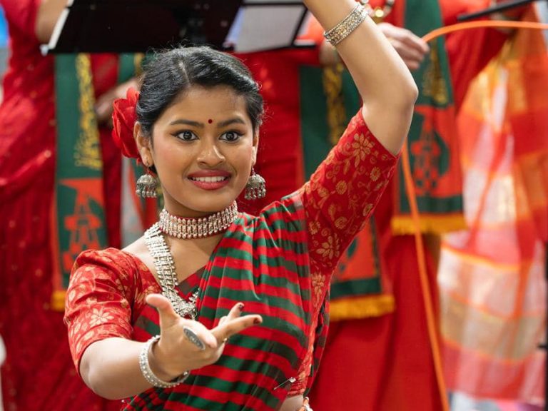 Dancer at Bangladesh Independence Day celebrations. Image: QPCO
