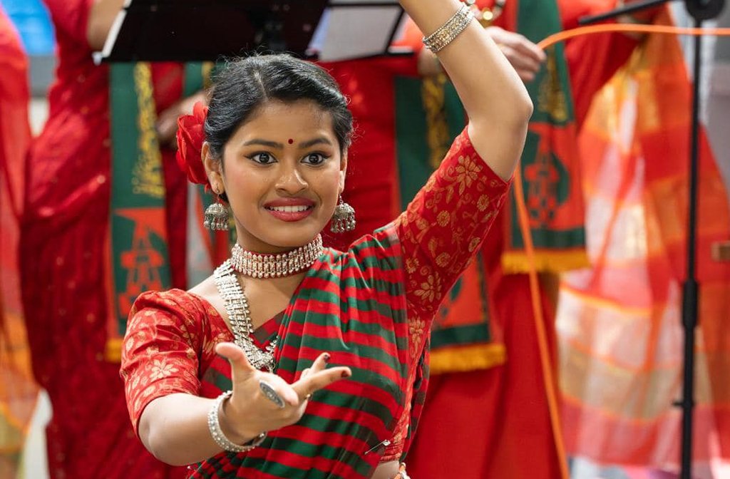 Dancer at Bangladesh Independence Day celebrations. Image: QPCO
