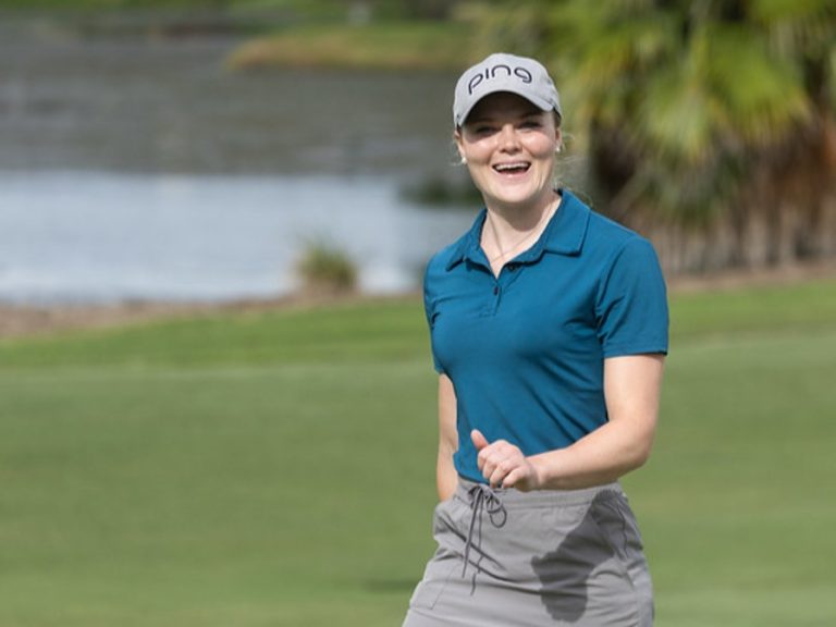 Stock image of Luca Thompson on the Ladies European Tour in March 2026