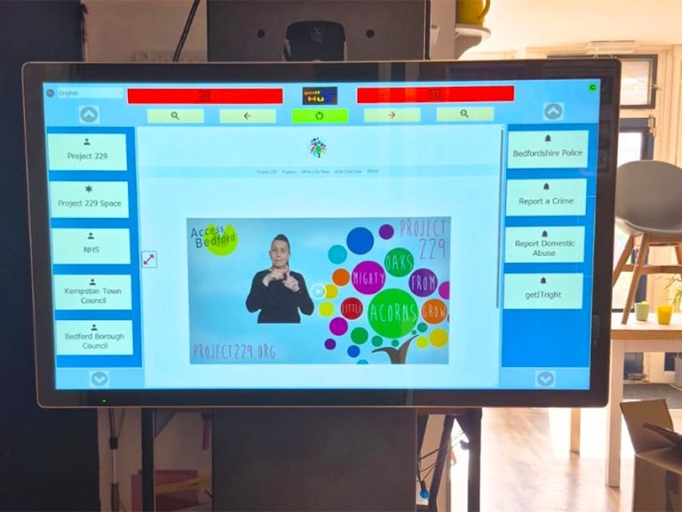 The AccessIT terminal now installed at Project 229 in Kempston Image Get-IT-Right