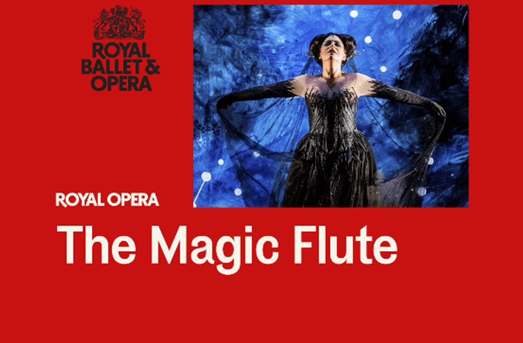 the poster for the Royal Opera's production of The Magic Flute