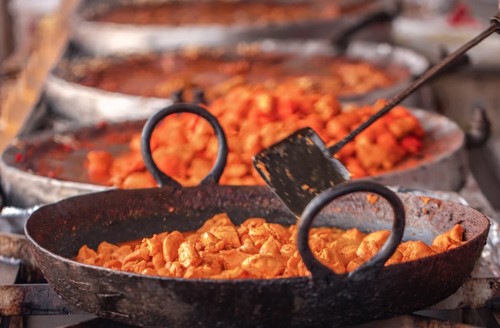 Food stalls at the Eid in Bedford festival. Image: Eid in Bedford
