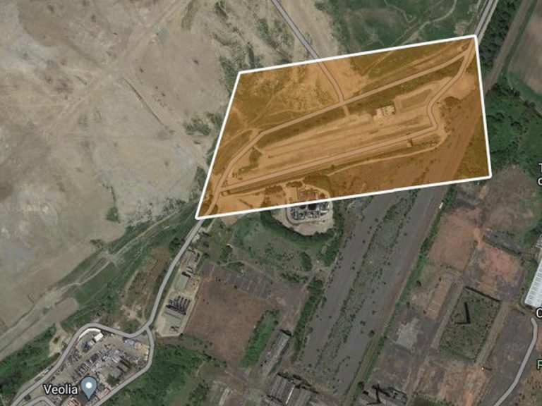 Google map screenshot of Stewartby Sidings (highlighted)