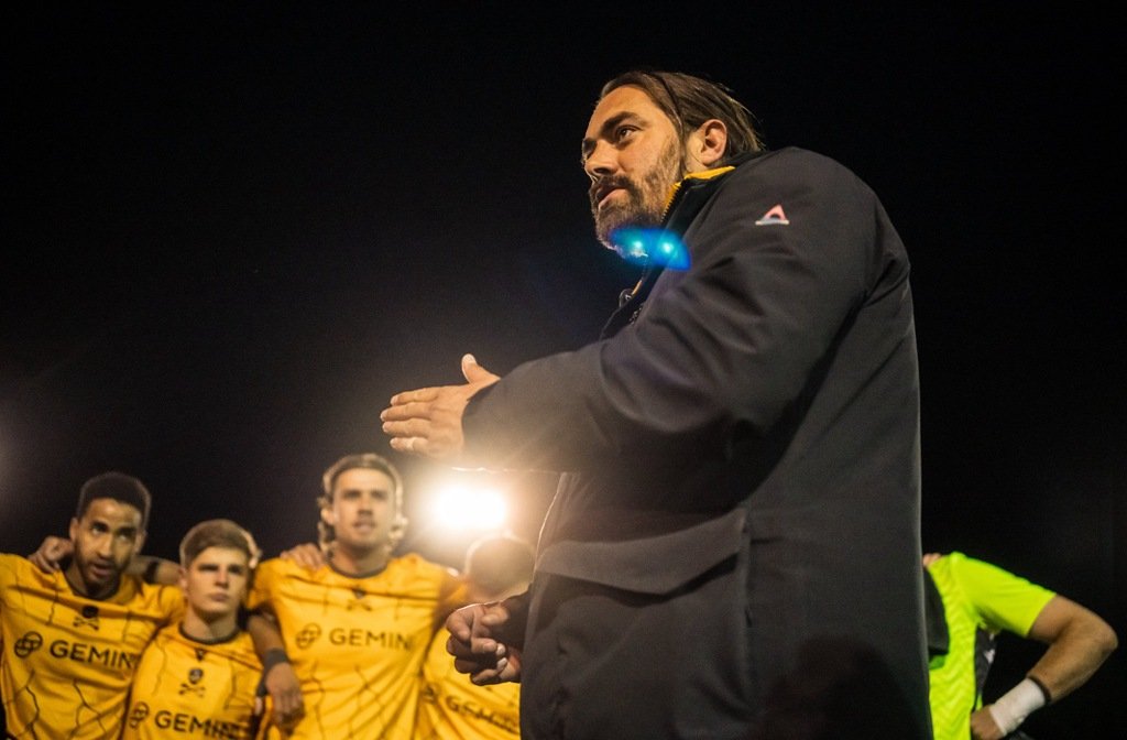 Real Bedford manager, Rob Sinclair