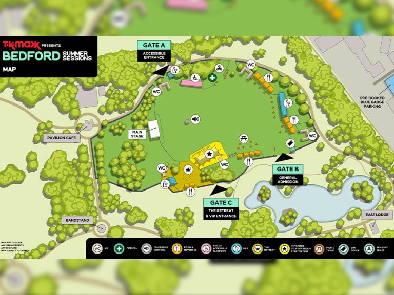 Bedford Summer Sessions map 2026 feature Image Cuffe & Taylor