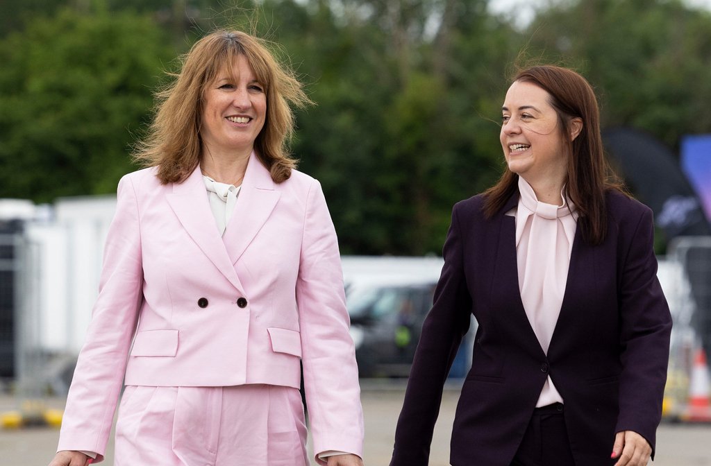 Tourism minister, Stephanie Peacock MP visiting the Universal United Kingdom Resort site with the chancellor, Rachel Reeves. Image: Kirsty O'Connor/Treasury